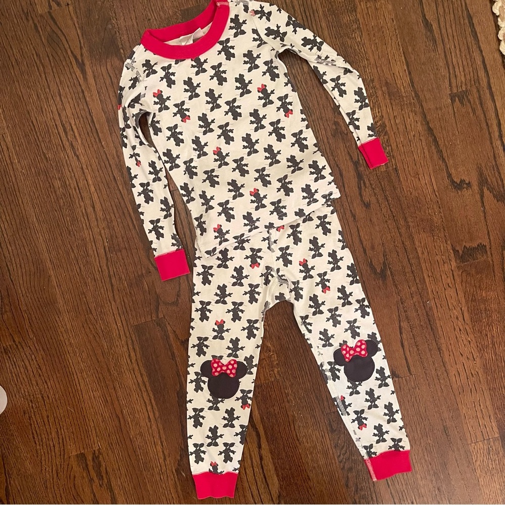 Hanna Andersson Minnie Pajamas Girls size 4